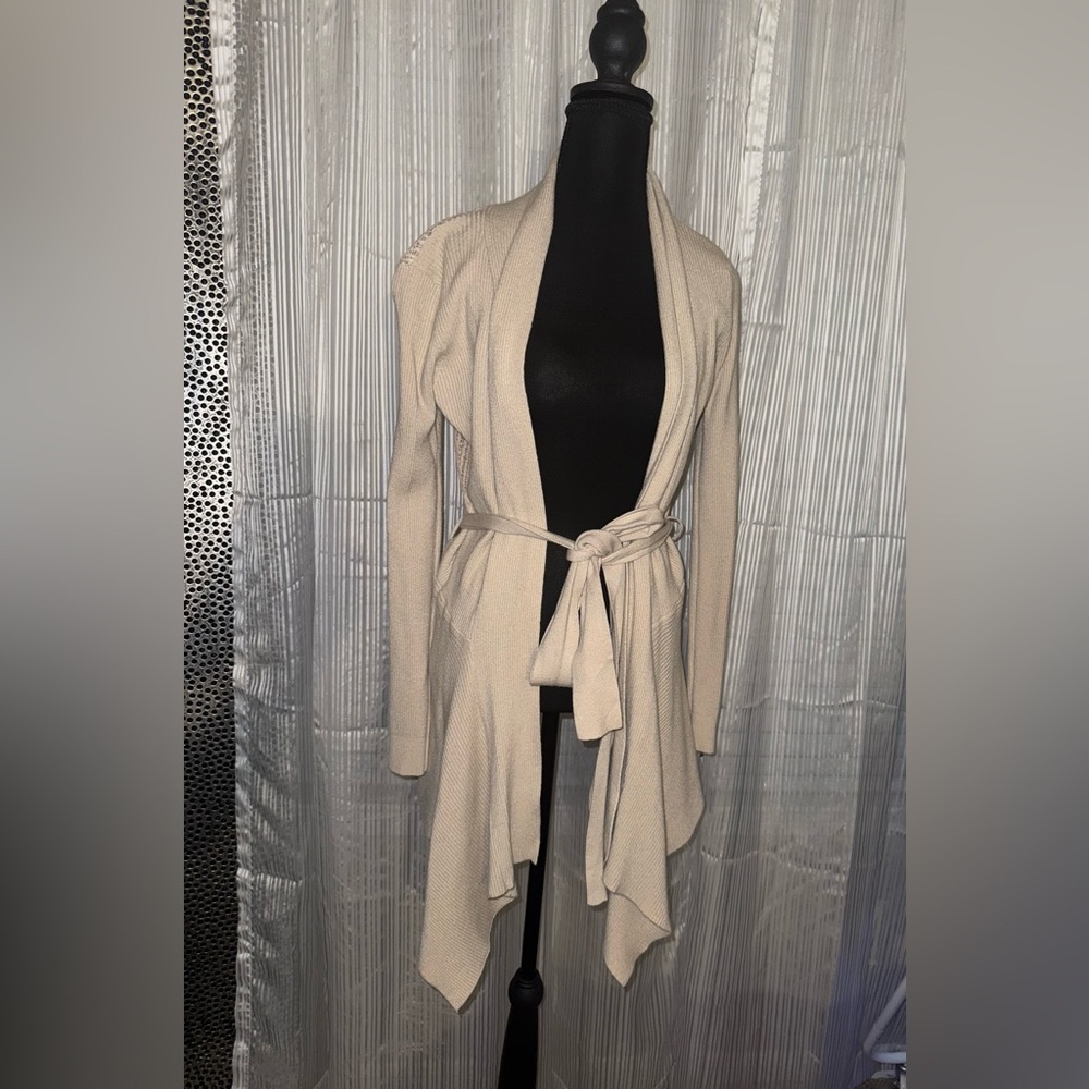 Solitaire Cream Open Front Cardigan